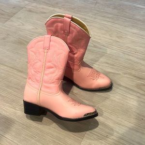 Durango BT858 Little Kids Pink Cowboy Boots